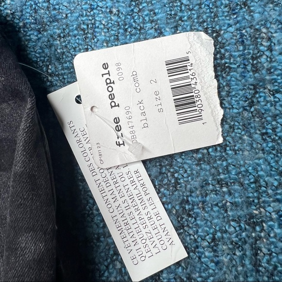 Free People Modern Femme Mini Skirt in Black Camo - Picture 4 of 7